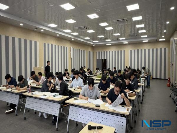NSP통신-경주시가 APEC 정상회의를 앞두고 토목직 공무원의 공사감독 역량 강화를 위한 실무 교육을 실시했다. (사진 = 경주시)