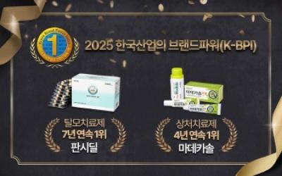[NSP PHOTO]동국제약 판시딜·마데카솔, 2025 한국산업 브랜드 파워 1위…경쟁력 입증