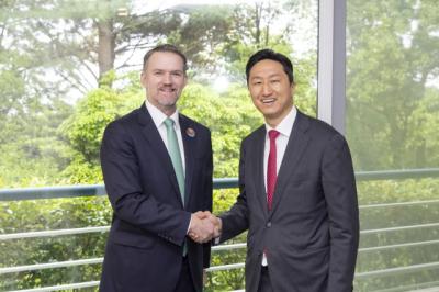 [NSP PHOTO]HD현대, 미국 USTR 대표와 조선산업 협력 논의