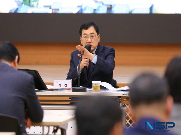 [NSP PHOTO]주낙영 경주시장, 확대간부회의 개최...APEC 준비 총력 다짐