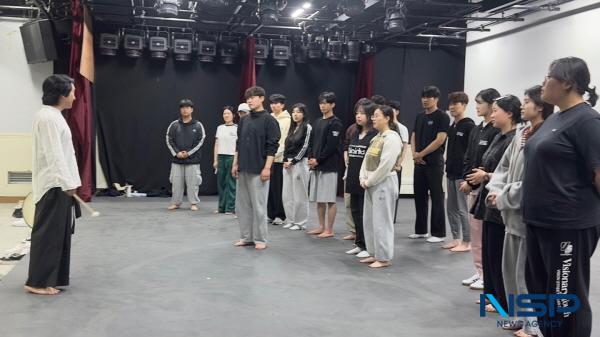 [NSP PHOTO]대경대 연기예술과, 프랑스 자크륵콕 연극학교 유진우 교수 배우신체훈련법 개최