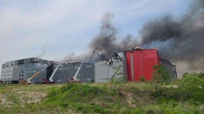 [NSP PHOTO]100억 피해 물류창고 화재김동연 대형 물류창고 164곳 안전점검 지시