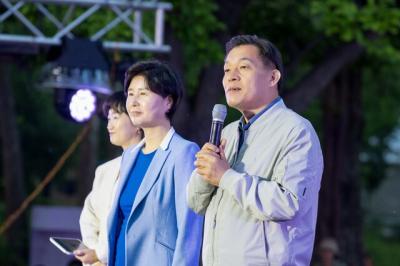 [NSP PHOTO]이재준 수원시장 수원연극축제서 시민과 소통 나눠