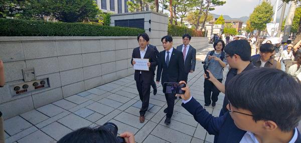 NSP통신-헌법소원 진행 당시 모습. (사진 = 한국게임이용자협회)