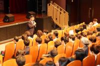[NSP PHOTO]신상진 성남시장, 팬데믹 넘어 함께 만드는 안전한 성남 강연회 참석