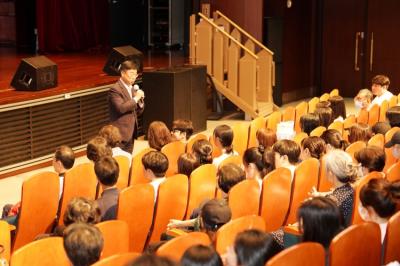 [NSP NEWS Image]신상진 성남시장, ‘팬데믹 넘어 함께 만드는 안전한 성남’ 강연회 참석