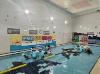 [NSP PHOTO]군포시청소년수련관, 유아 생존 수영 교육 운영
