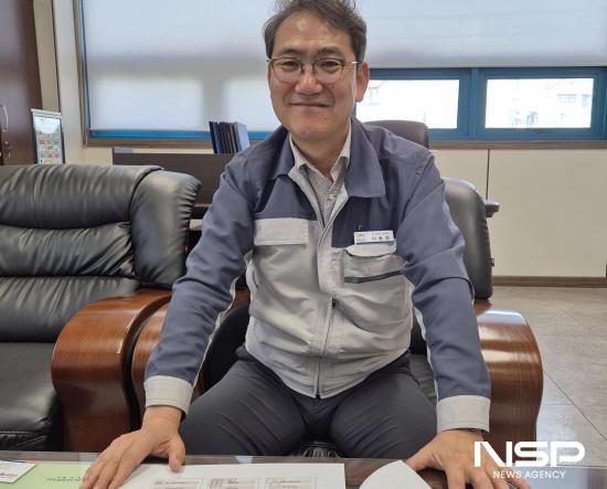 NSP통신-PKC 여수공장(구 백광산업) 이동영 공장장을 만나 석유화학산업의 불황에 따른 위기 극복에 대해 속 이야기를 들어봤다. (사진 = 서순곤 기자)