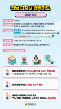 [NSP PHOTO]광양시, 전남 다자녀행복카드 가맹점 모집