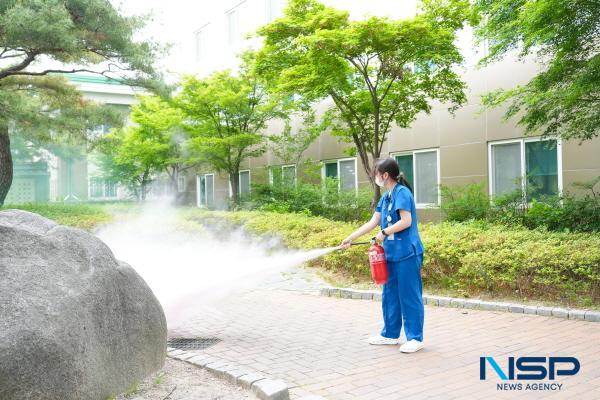 [NSP PHOTO]포항성모병원, 119효자안전센터와 합동소방훈련 실시