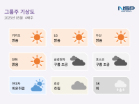 [NSP PHOTO][그룹주 기상도]카카오 맑음·효성 흐림