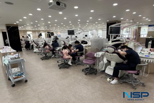 [NSP PHOTO]포항대학교 치위생과, 부속유치원 치과 체험프로그램 운영