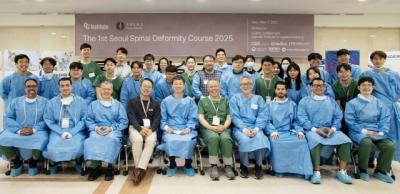 [NSP PHOTO]시지바이오·시지메드텍, 고난도 척추 변형 교정술 실제 해부 실습 진행
