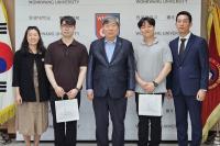 [NSP PHOTO]원광대, 지역인재 7급 수습직원 합격자 2명 배출
