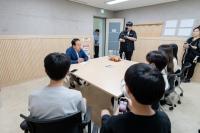 [NSP PHOTO]오산시, 청소년기자단과 소통 인터뷰 개최