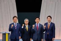 [NSP PHOTO][대선TV토론]정치…이재명 계엄·내란, 김문수 비리·독재, 이준석 논란 발언