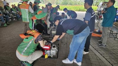 [NSP PHOTO]오산시 여름철 극한호우 침수 예방 훈련 실시
