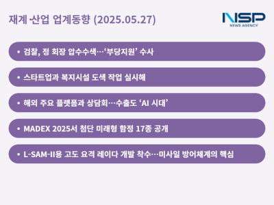 [NSP PHOTO]재계산업 업계동향삼표 강제 수사 본격화한화SOIL무협도 현장행보
