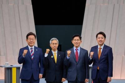 [NSP PHOTO][대선TV토론]정치…이재명 계엄·내란, 김문수 비리·독재, 이준석 논란 발언