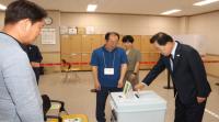 [NSP PHOTO]주낙영 경주시장, 제21대 대선 사전투표 앞두고 현장점검