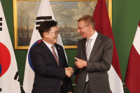 [NSP PHOTO]우원식 국회의장, 라트비아 대통령·의회 의장·총리 면담