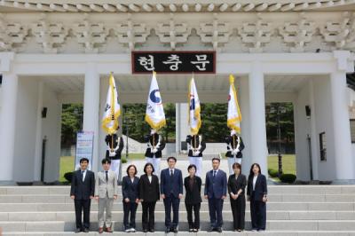 [NSP PHOTO]대구경북지방병무청 호국보훈의 달 맞아 국립영천호국원 참배