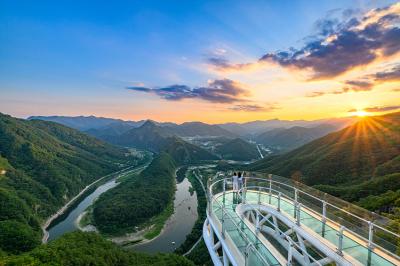 [NSP NEWS Image]정선군 병방산군립공원 스카이워크 정비공사 완료