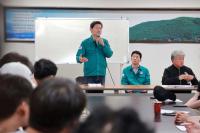 [NSP PHOTO]이상일 용인시장, 서천동 천공기 전도 사고 피해주민 위로