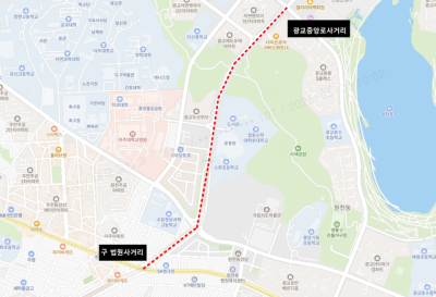 [NSP NEWS Image]수원시 버스전용차로 일부 구간 임시지정해제