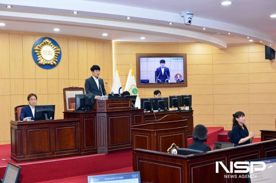 NSP통신-최대원 의장 개회사 (사진 = 광양시의회)