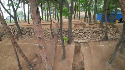 [NSP PHOTO]오산시 독산성서 정조시대 내성19세기 건물터 확인