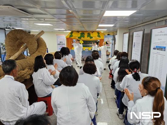 NSP통신-용지큰줄다리기 난타 (사진 = 광양시청)