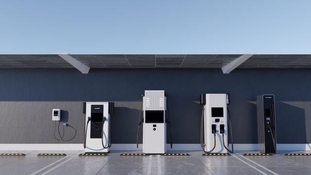NSP통신-왼쪽부터 완속(7kW), 급속(50kW, 100kW, 200kW), 초급속(240kW, 360kW) EV충전기 (사진 = 현대케피코)