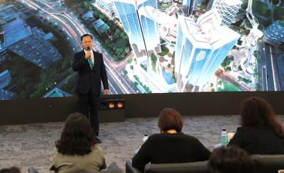 [NSP NEWS Image]정희민 포스코이앤씨 사장 용산 전면 1구역 현장서 직접 오티에르 강조