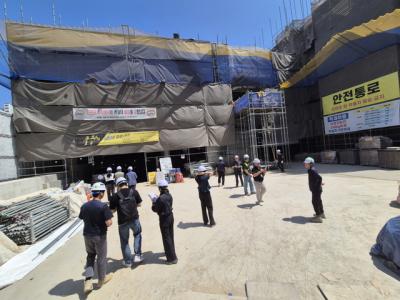 [NSP PHOTO]수원시 망포1동 행정복지센터 부실시공 예방 현장감사