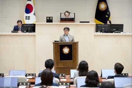 NSP통신-5분 자유발언하는 임현수 용인시의원. (사진 = 임현수 의원실)
