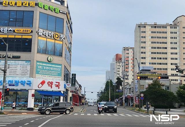 NSP통신-골목형 상점가로 지정된 미장상가 전경 (사진 = 군산시)