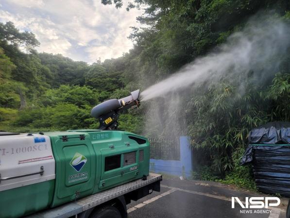 NSP통신-보성군 보건소에서 관내 12개 읍면 전 지역을 대상 방역을 진행하고 있다. (사진 = 보성군)