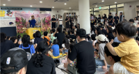 [NSP PHOTO]광양시, 더샵베이센트 작은도서관서 문화 공연 솜사탕 마술쇼 개최