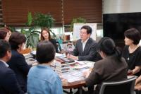 [NSP PHOTO]이상일 용인시장, 지역내 사회적경제 관련 기업 대표자와 간담회