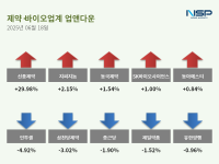 [NSP PHOTO][업앤다운]제약주 하락…신풍제약↑·인투셀↓