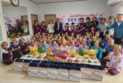 [NSP PHOTO]여수산단 여천NCC 어르신을 위한 특별한 생신잔치 펼쳐