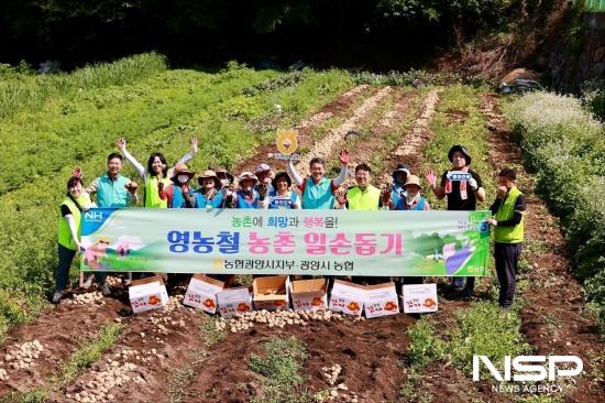NSP통신-동광양농협 농가주부모임 회원들 공동소득사업 참석자 기념 찰영 (사진 = 동광양농협)