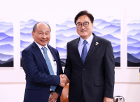 [NSP PHOTO]우원식 국회의장, 프랜시스 후쿠야마 스탠포드대 정치학 교수 접견
