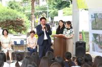 [NSP PHOTO]안양시, 대안여중·안양서초에 자연 친화적 공간 학교숲 조성