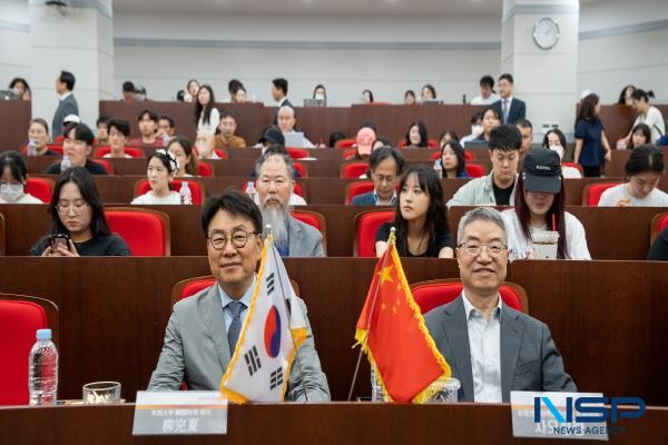 NSP통신-동국대 WISE캠퍼스가 20일 자오성량(赵声良) 둔황연구원학술위원회 주임위원 초청 특강을 개최했다. (사진 = 동국대WISE캠퍼스)