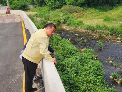 [NSP PHOTO]김경일 파주시장 장마 대비 재해취약지역 집중점검