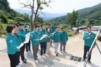 [NSP PHOTO]예천군의회, 수해복구 사업장 현지 확인 실시