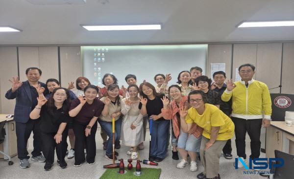 NSP통신-대구과학대학교 평생교육원은 지난 22일 대구광역시 대학 평생교육 활성화 지원사업인 우드볼 지도자과정 수료식을 개최했다. (사진 = 대구광역시)