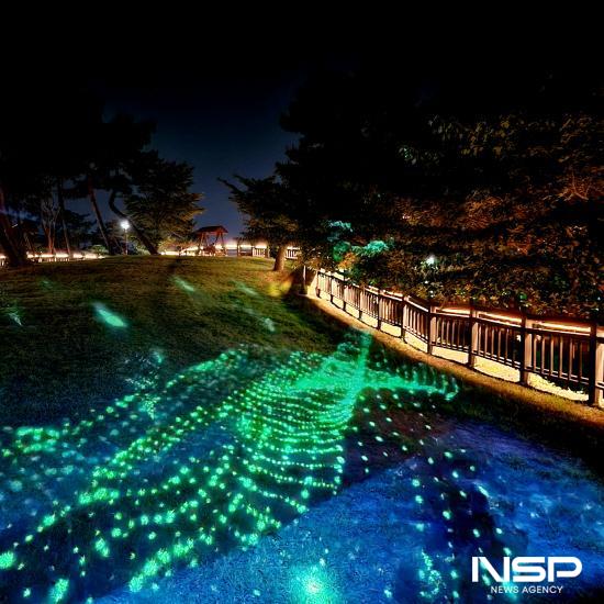 NSP통신-삼화섬과 달빛해변 일대에 경관조명 설치 (사진 = 광양시청)